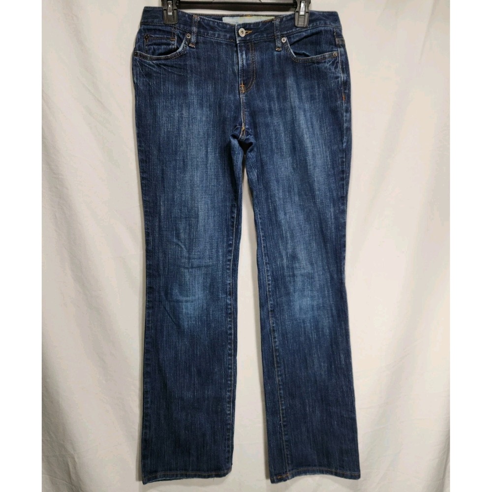 Ann Taylor‎ LOFT Jeans Womens Size 16 Slim Fit Dark Wash Denim